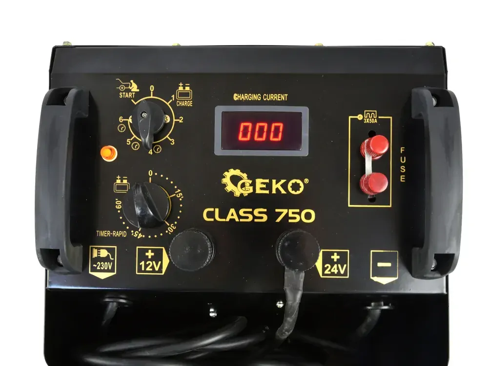 GEKO G80032 Autonabíjačka štartovací vozík so štartom 700A 12V/24V CLASS 750