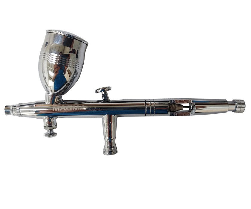 MAGMA TG-186K Airbrush striekacia pištoľ sada na maľovanie nanášanie farby 0,3 ; 0,5 ; 0,8mm + hadica