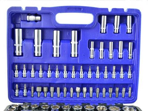 GEKO G10100 Gola sada 94ks 1/4" 1/2" kľúče, nástrčné hlavice, bity, račňa
