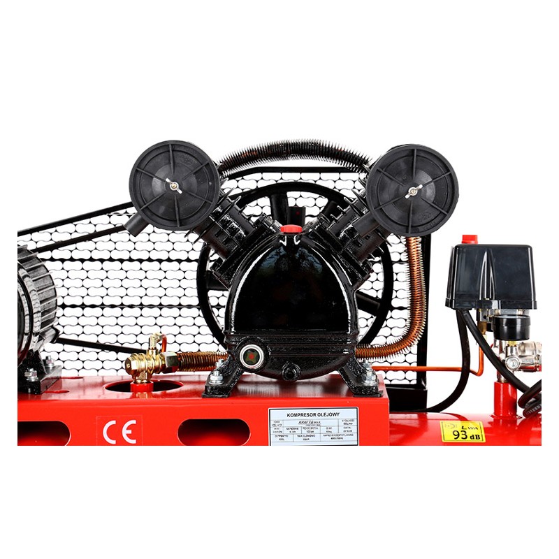 Kraft&Dele KD404 OLEJOVÝ KOMPRESOR 3,4kW 4,6HP 2 piesty 400V 100L