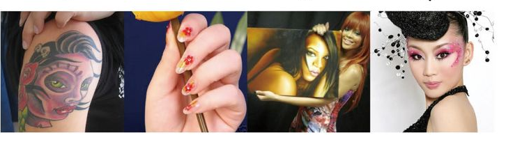 MAGMA TG-131 Airbrush striekacia pištoľ sada na maľovanie nanášanie farby 0,3mm