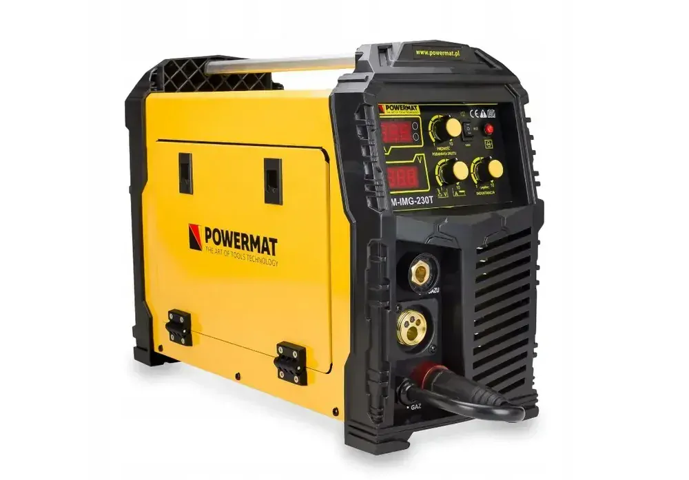 Powermat PM-IMG-230T ZVÁRAČKA zvárací invertor 230A MIG/ MAG/TIG/MMA zvárací kukla SADA