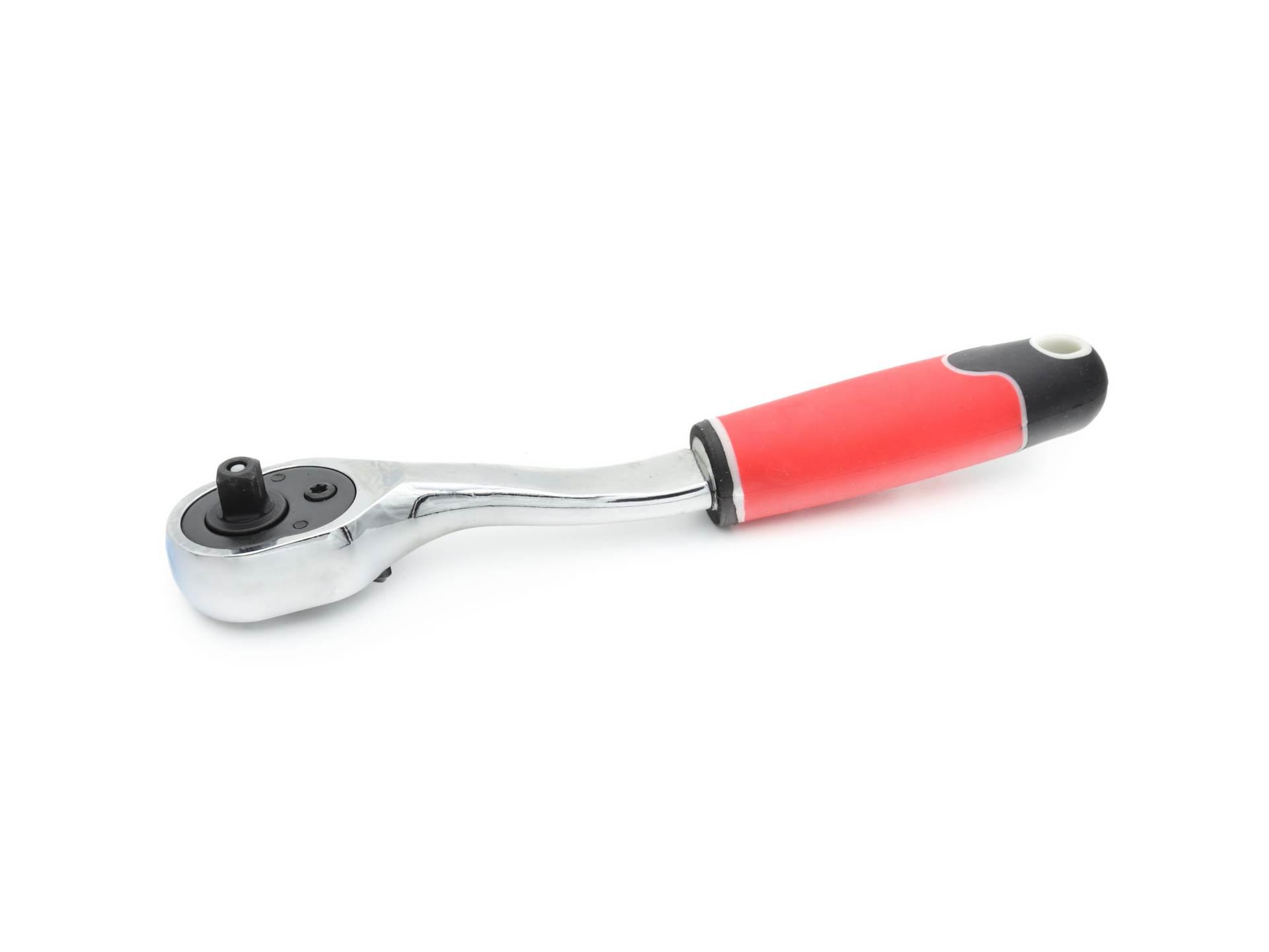 Geko T00110 Račňa 1/4" TVARDY Kľúč gumová rukoväť