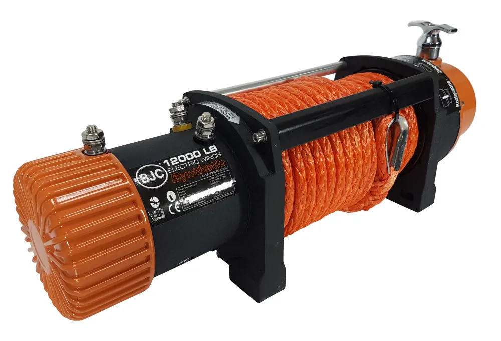 MARPOL M80810 Elektrický akumulátorový navijak, kladkostroj 12V 5440kg BJC syntetické lano