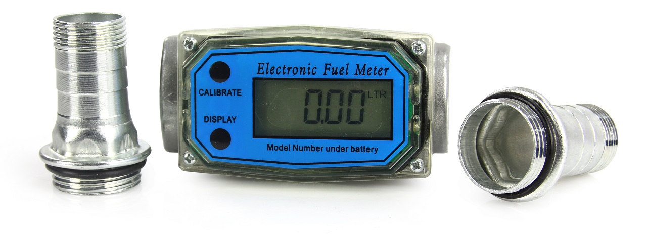 MAR-POL M79955 Elektronický prietokomer, počítadlo, meradlo LCD na naftu, olej