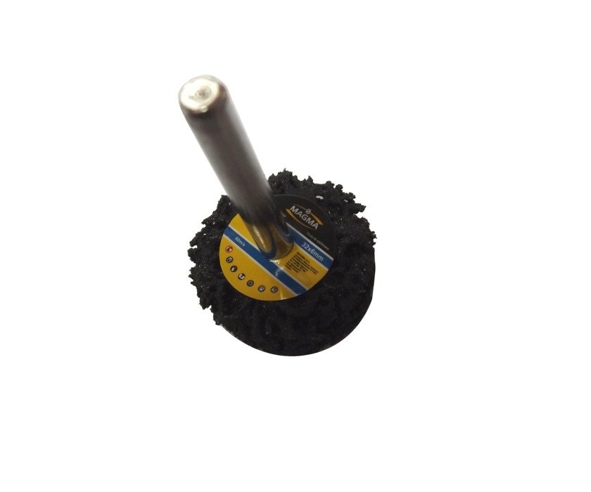 MAGMA Brúsny kotúč na kov so stopkou 32x6mm čierny