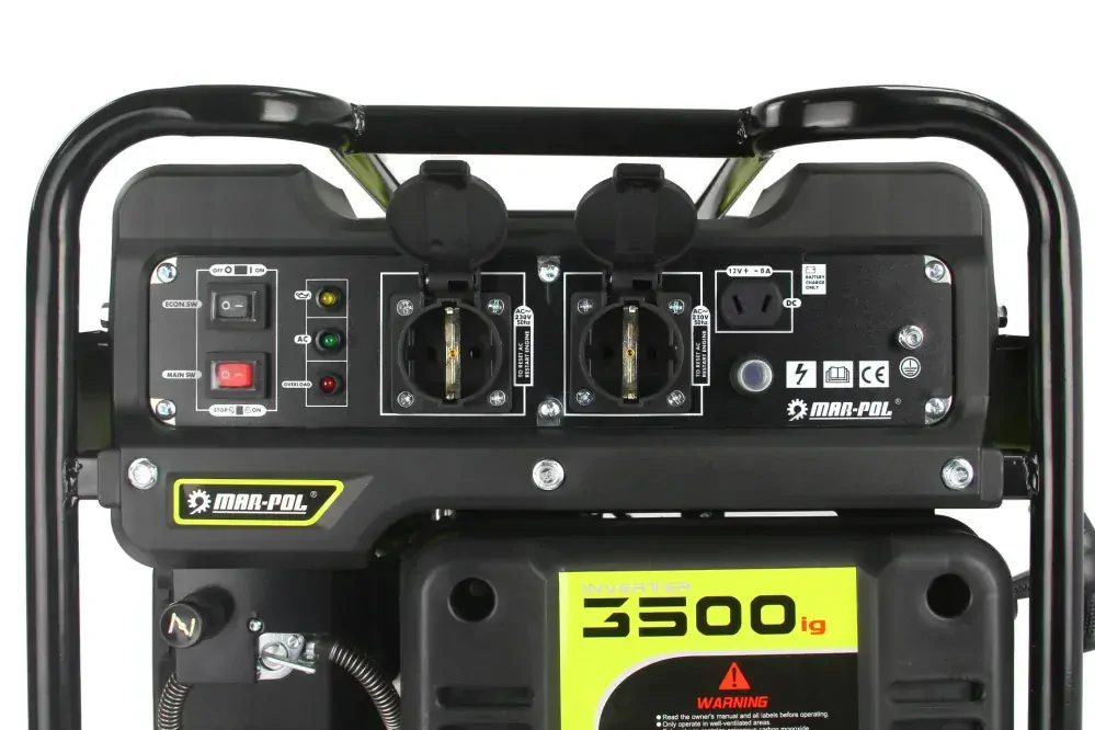 Mar-pol M82482 INVERTOROVÁ ELEKTROCENTRÁLA GENERÁTOR PRÚDU 3500W 230V 12V