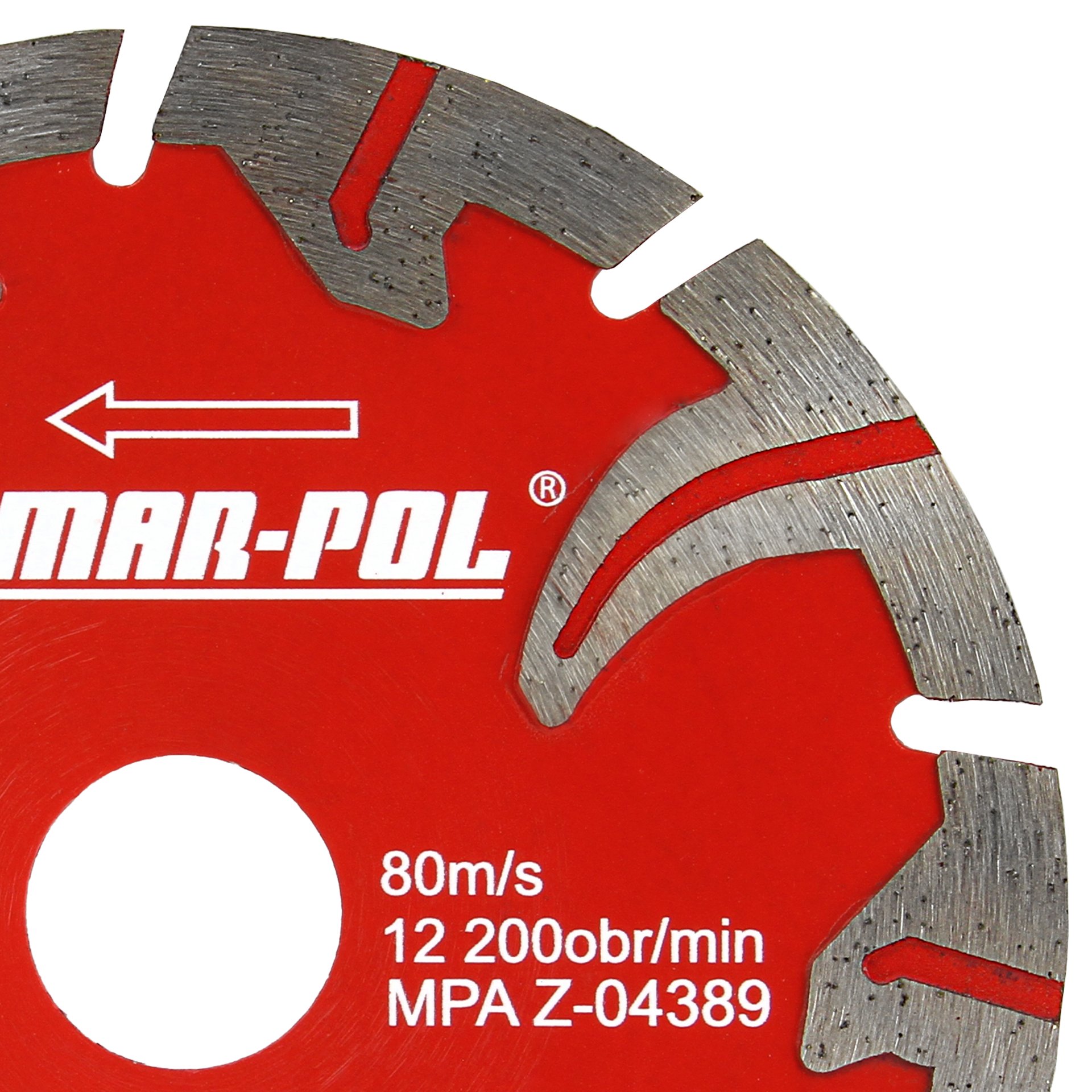 MAR-POL M08733 Diamantový kotúč na betón 125x7.5x22,2