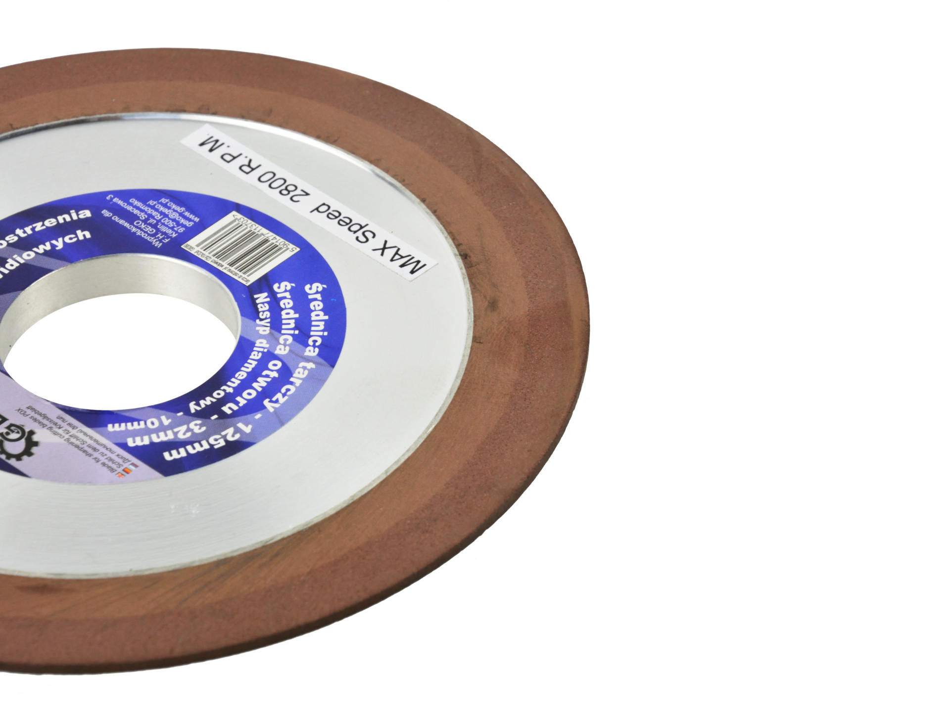 GEKO G00380 Diamantový kotúč na ostrenie kotúčovej vidiovej píly 125x32x10x8mm