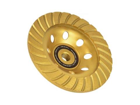 Geko H00121 Diamantový brúsny kotúč 125mm turbo M14 na brúsenie betónu