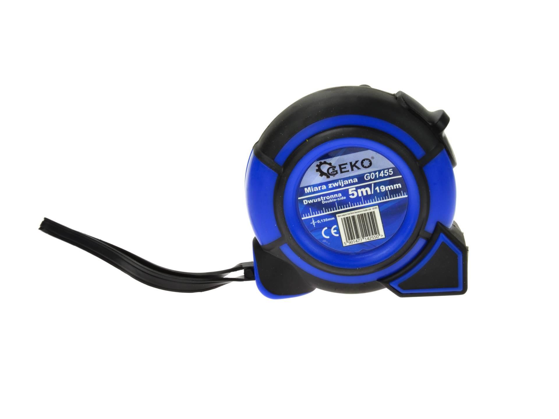 GEKO G01455 Zvinovací meter 5m x 19mm, obojstranný