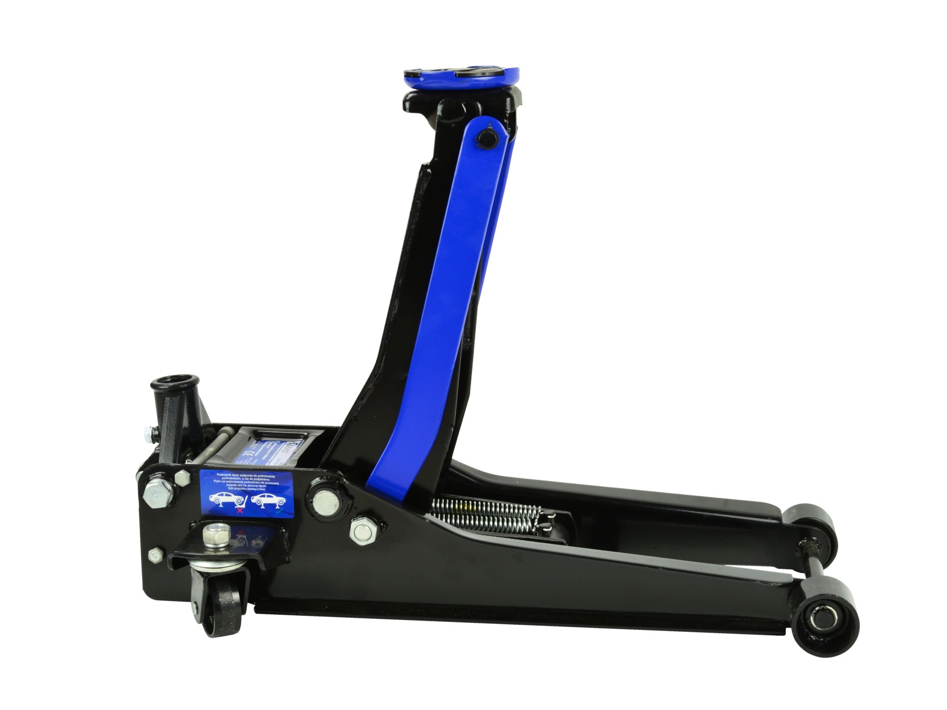 Geko G02037 Hydraulický nízkoprofilový zdvihák 3T otáčavá hlava 75-500mm rýchly