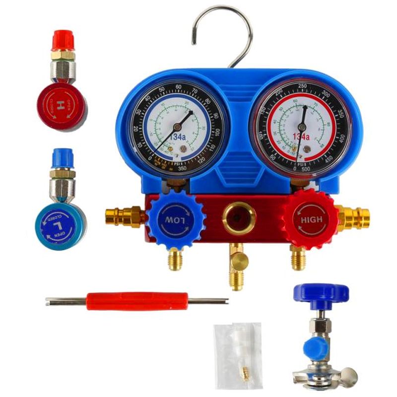 Kraft&Dele KD10534 Sada na kontrolu klimatizácie tester tlaku