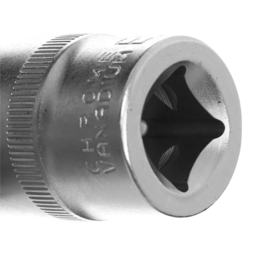 Kraft&Dele KD10227 Nástrčné kľúče hlavice sada torx 9ks E10-E24 1/2"