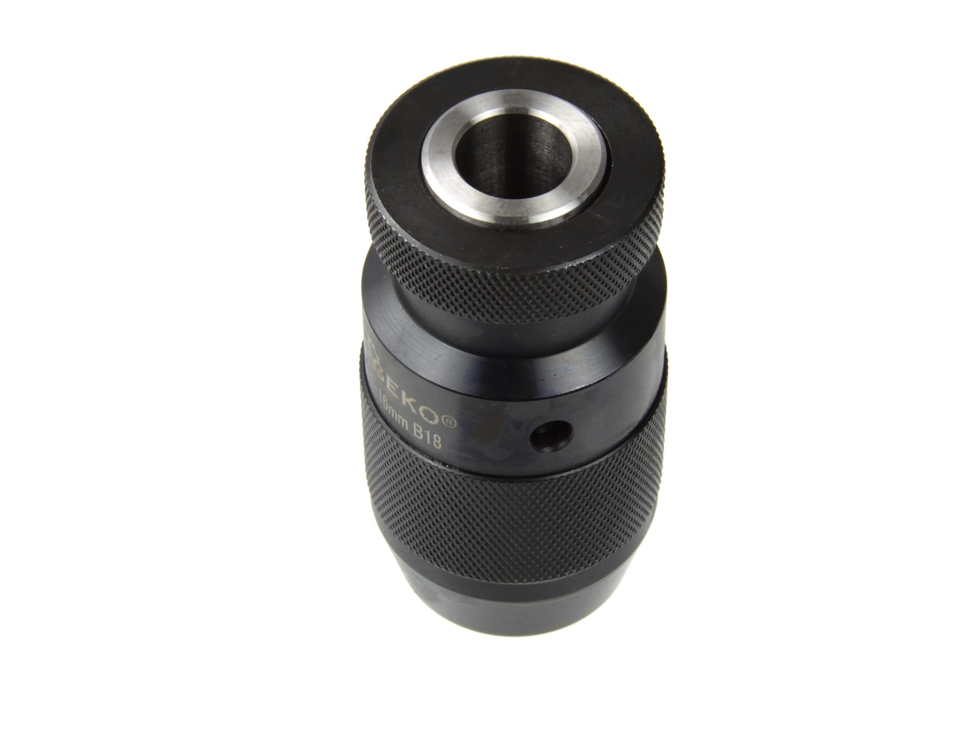 GEKO G00548 Rýchloupínacia skľučovadlová hlava na vŕtačku, skľučovadlo adaptér 1-16mm B18