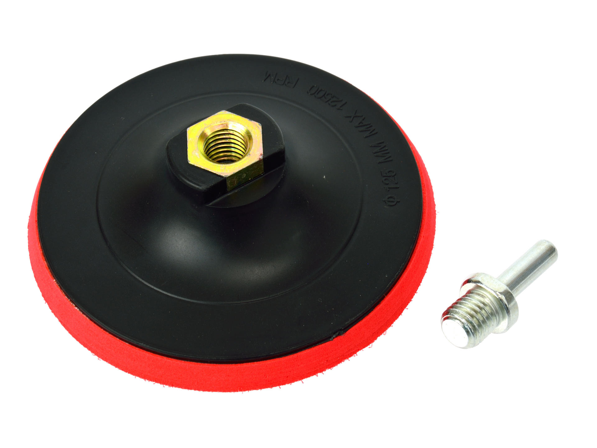 GEKO G00322 Brúsny leštiaci kotúč pre brúsku vŕtačku 125mm s adaptérom