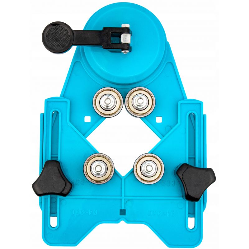 KRAFT&DELE KD10386 Prísavka, šablóna, držiak na vykružováky, vŕtáky 4 mm - 83 mm s prísavkou