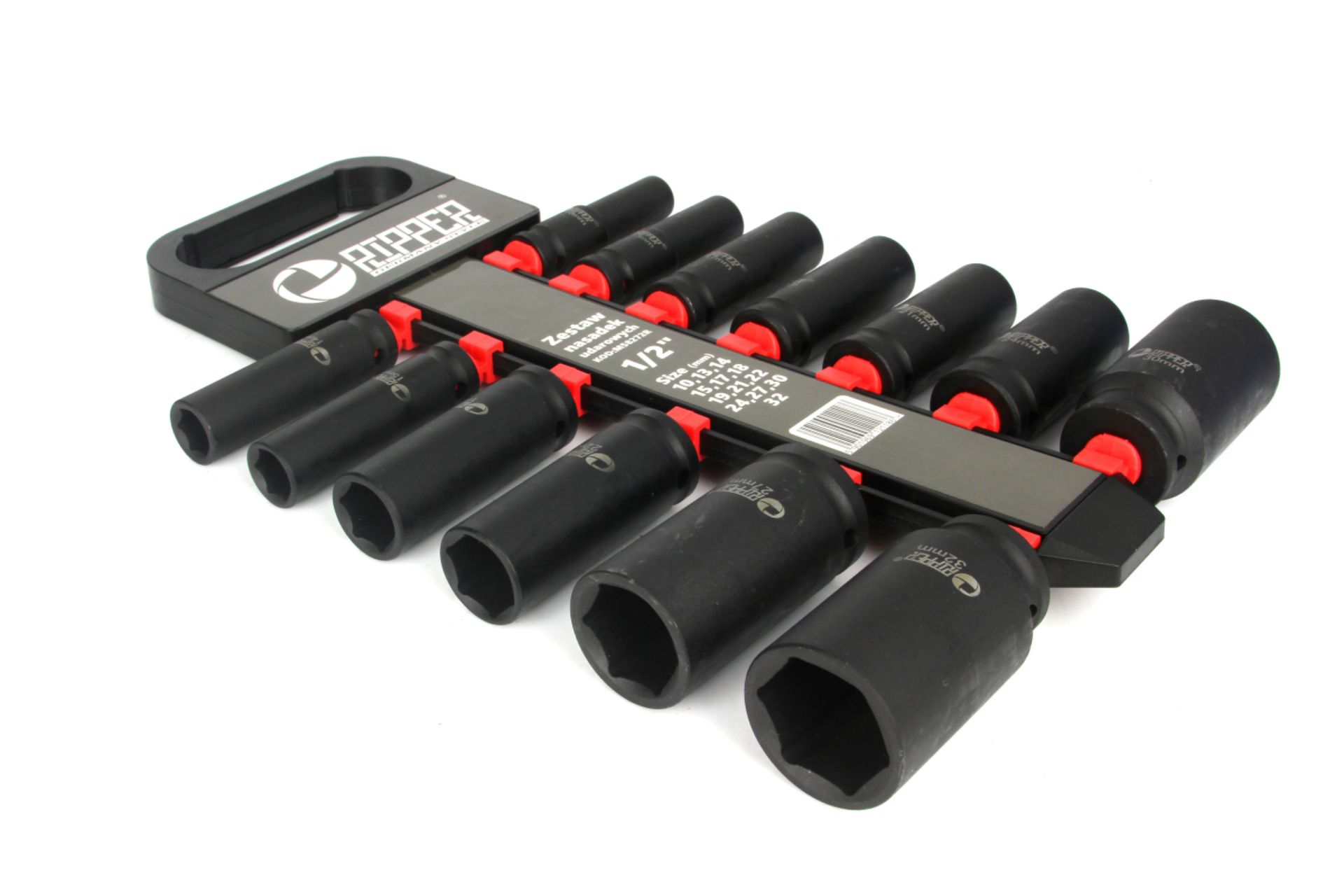 Mar-Pol M58272R Súprava nástrčných kľúčov pre rázový skrutkovač 10-32mm 13ks RIPPER