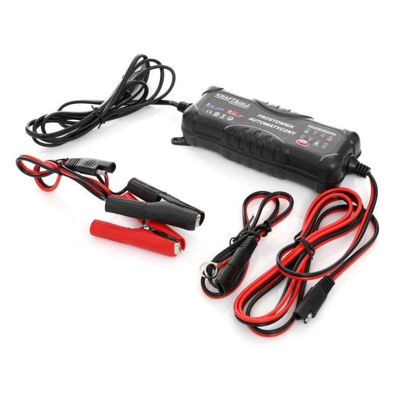 KRAFT&DELE KD1289 Automatická autonabíjačka batérií 2A pre 6V, 2A / 4A pre 12V