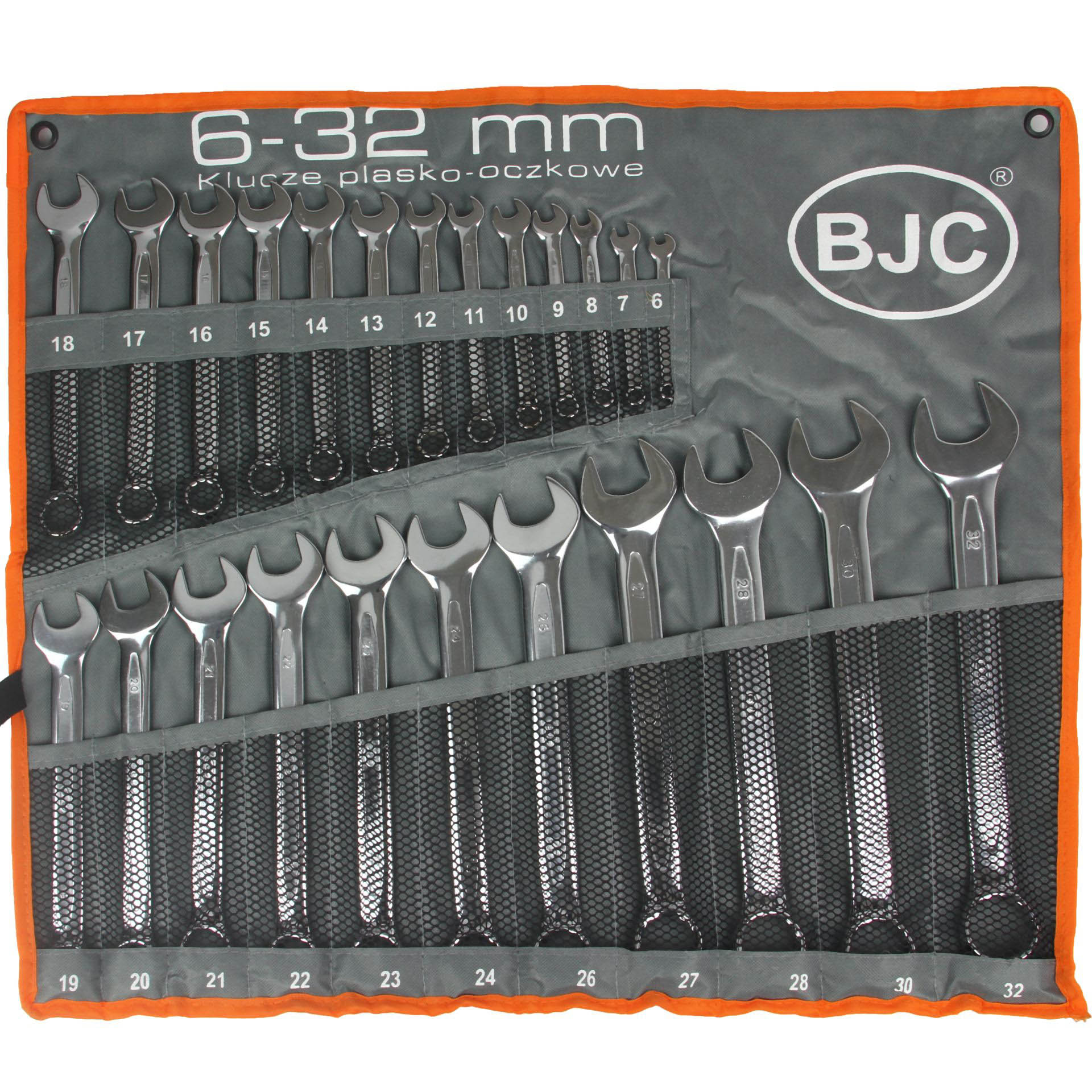 MAR-POL M58134 Očko-ploché, kombinované kľúče 24ks, 6-32mm BJC SADA