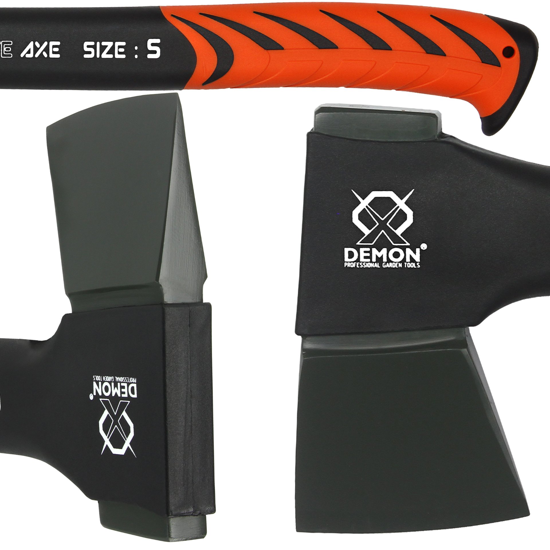 MAR-POL M82815 Univerzálna sekera na drevo DEMON 0,64 kg S sekerka, kalač