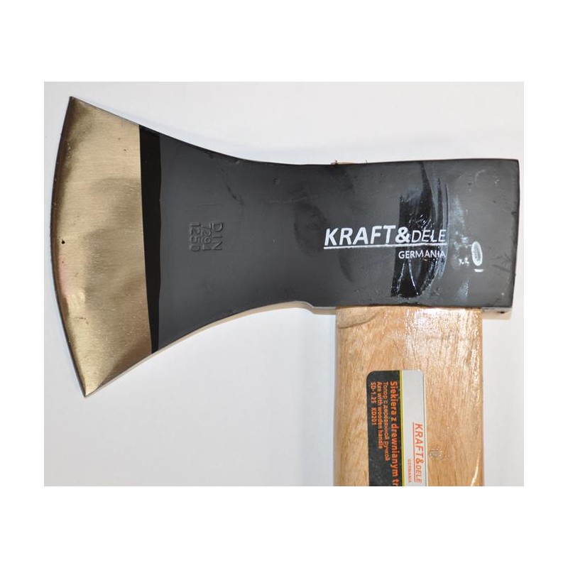 KRAFT&DELE KD201 DREVENÁ SEKERA, tesárska 1200G / 650MM KVALITNÁ
