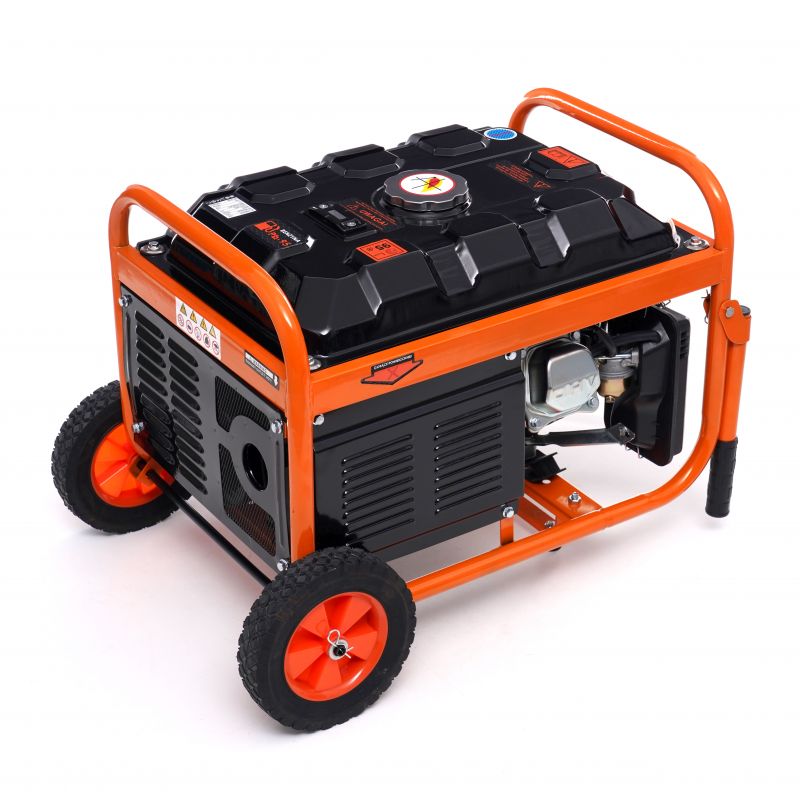 Kraft&Dele KD163 Elektrocentrála 3500W generátor prúdu AVR 12/230V/380V s kolieskami