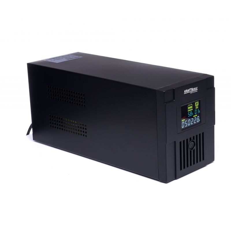 Kraft&Dele KD1930 Záložný zdroj UPS s LCD 1200W 2000VA pre PC, servery, ochrana