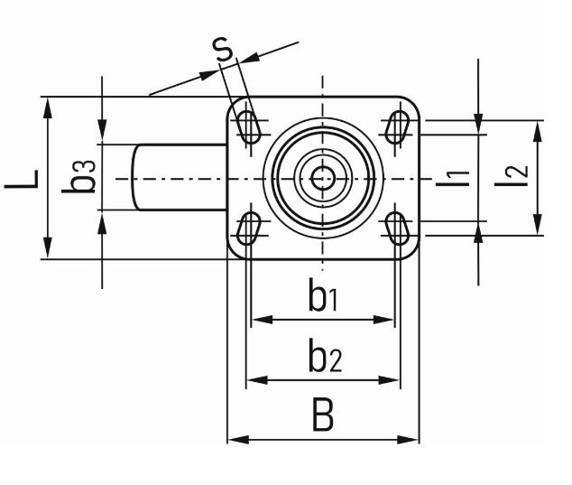 GEKO G71522 Otočné koliesko koleso 125mm PP