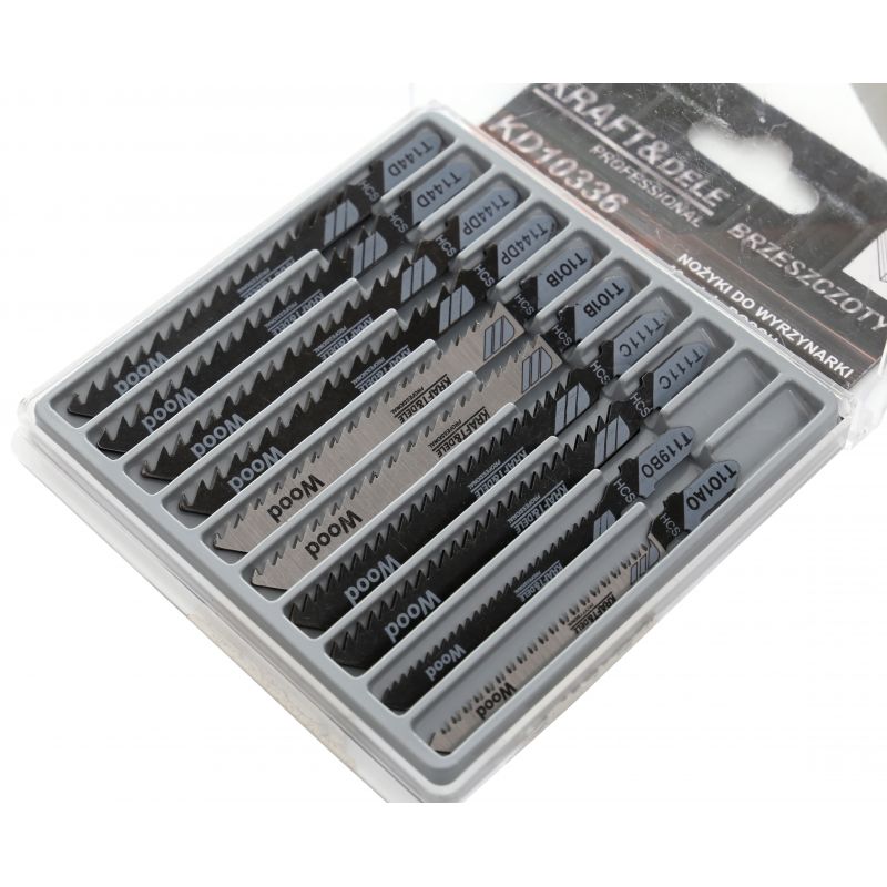 Kraft&Dele KD10336 Pílový list náhradný plátok nôž čepeľ do šablovej píly sada 10ks