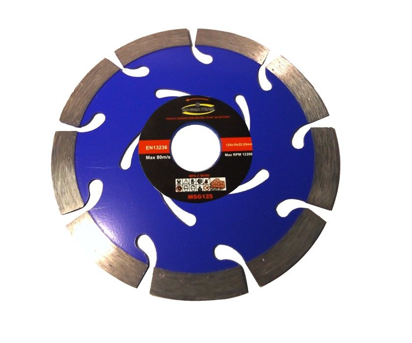 MAGMA MSG125 Diamantový kotúč na betón segmentový 125mm 22,2mm