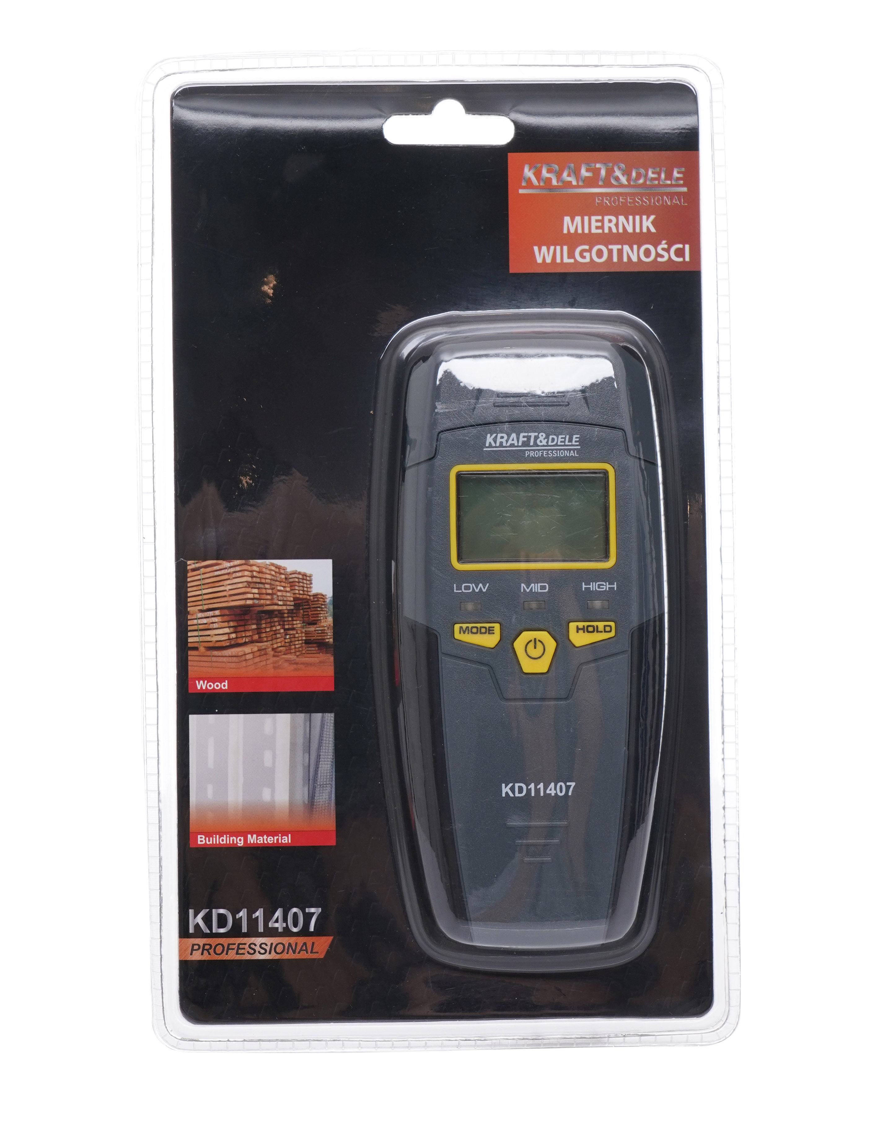 Kraft&Dele KD11407 Digitálny vlhkomer merač vlhkosti materiálov