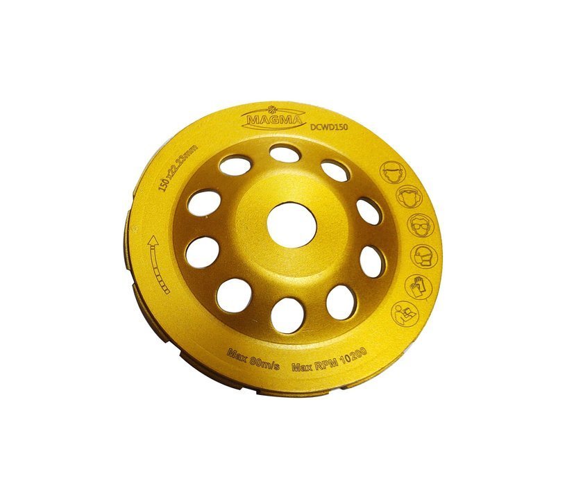 Magma DCWD150 Diamantový hrncový kotúč na betón 150mm 22,23mm