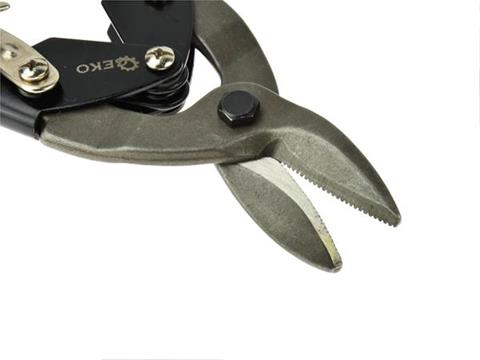 GEKO G01366 Nožnice kliešte na plech kov drôt ľavé 10" izolovaná rukoväť 250mm