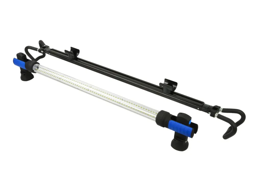GEKO G15109 Dielenská baterka pod kapotu 120 LED svietidlo, lampa 1,2m - 1,95m 12V 230V