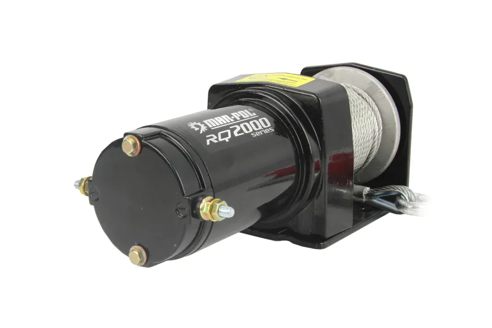 Mar-pol M80760 Elektrický lanový navijak kladkostroj 12V 907kg RQ2000