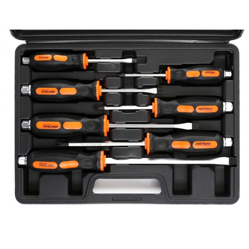 KRAFT&DELE KD10899 Podbíjacie skrutkovače CRV 7 ks