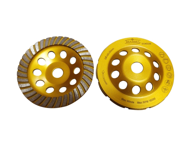 Magma DCWT150 Diamantový hrncový kotúč na betón 150mm 22,23mm turbo
