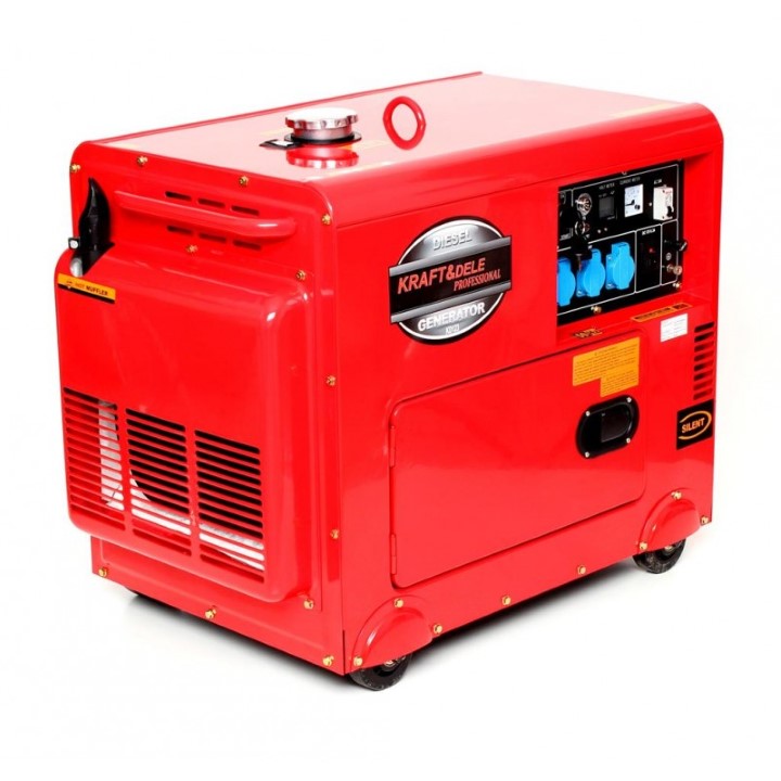 KRAFT&DELE KD123 ELEKTROCENTRÁLA GENERÁTOR PRÚDU dieselový motor 7500W AVR
