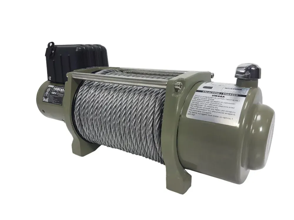 MAR-POL M80821 Akumulátorový navijak 12V 7620kg oceľové lano