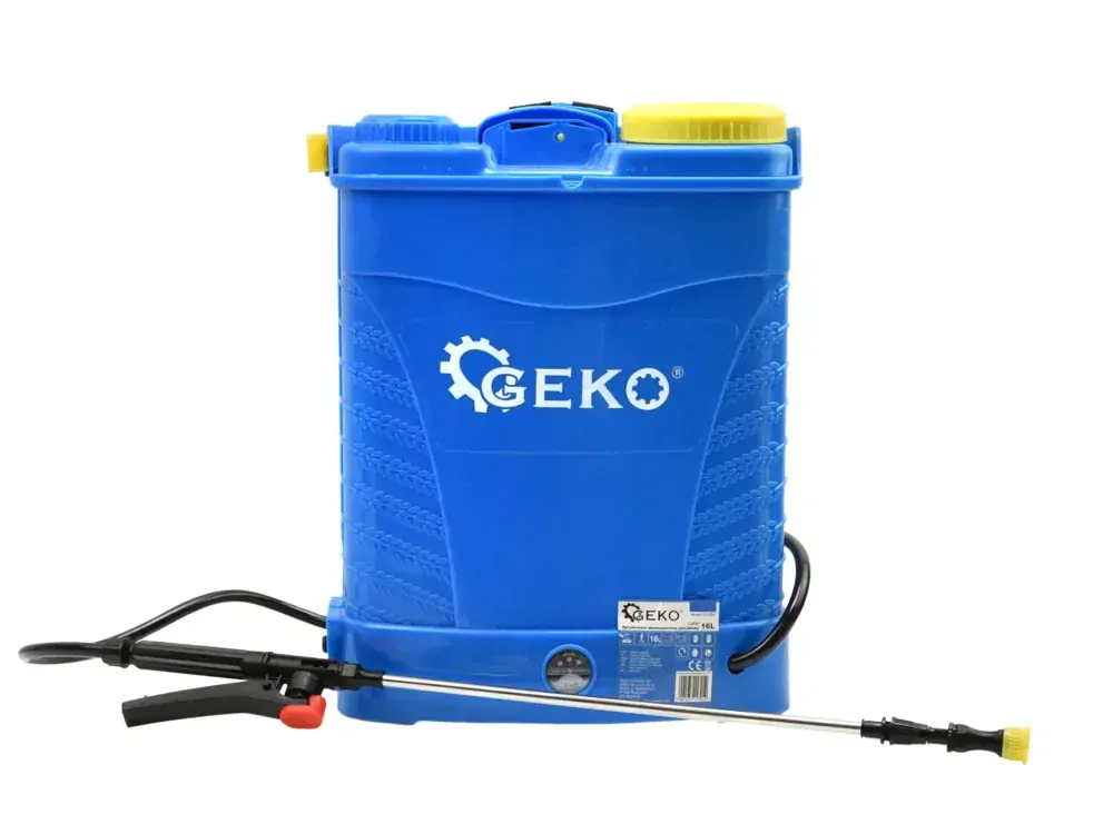 GEKO G73252 Akumulátorový chrbtový postrekovač 16L 12Ah