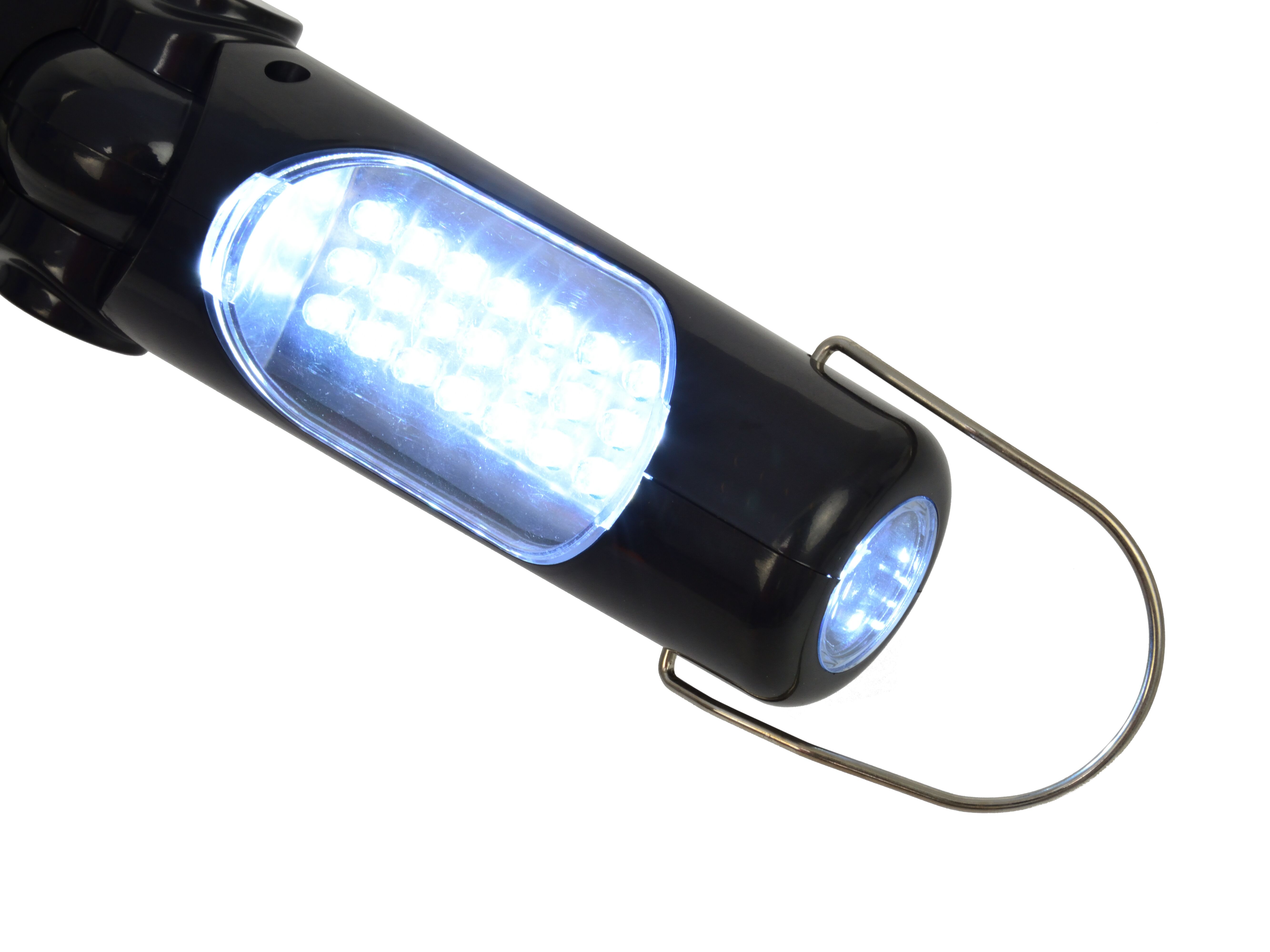 GEKO G15110 Dielenská baterka 21+5 LED baterka, svietidlo, lampa 12V 230V 