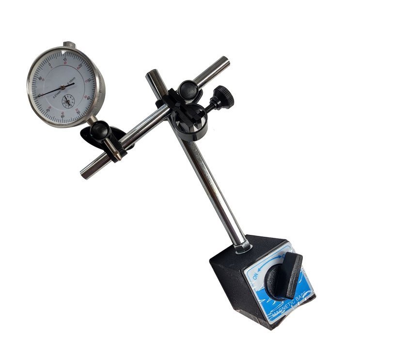MAGMA Číselníkový odchýlkomer magnetický statív 60kg sada