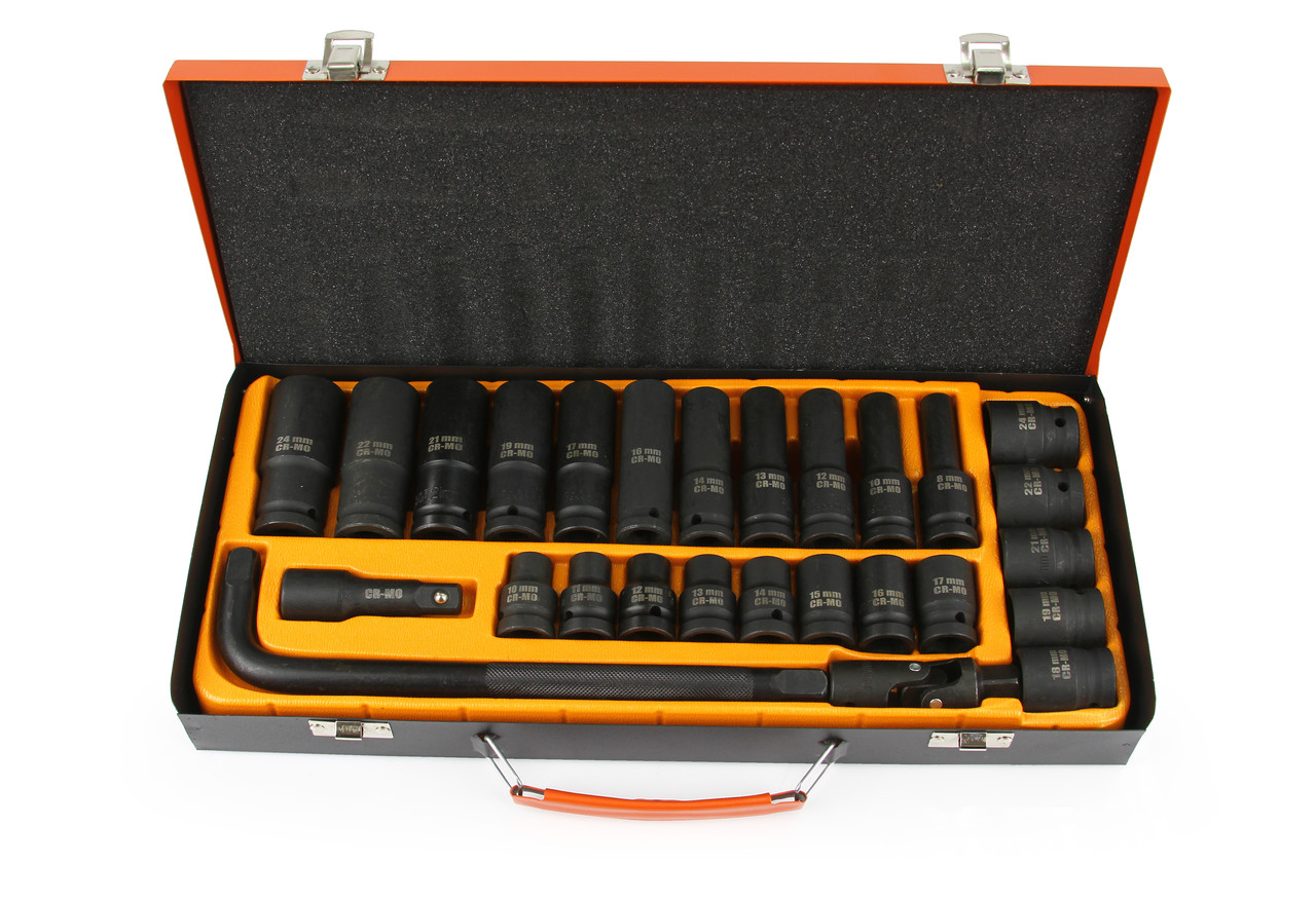 MAR-POL M58233 NÁSTRČNÉ KĽÚČE 1/2" 27ks BJC 8-24mm