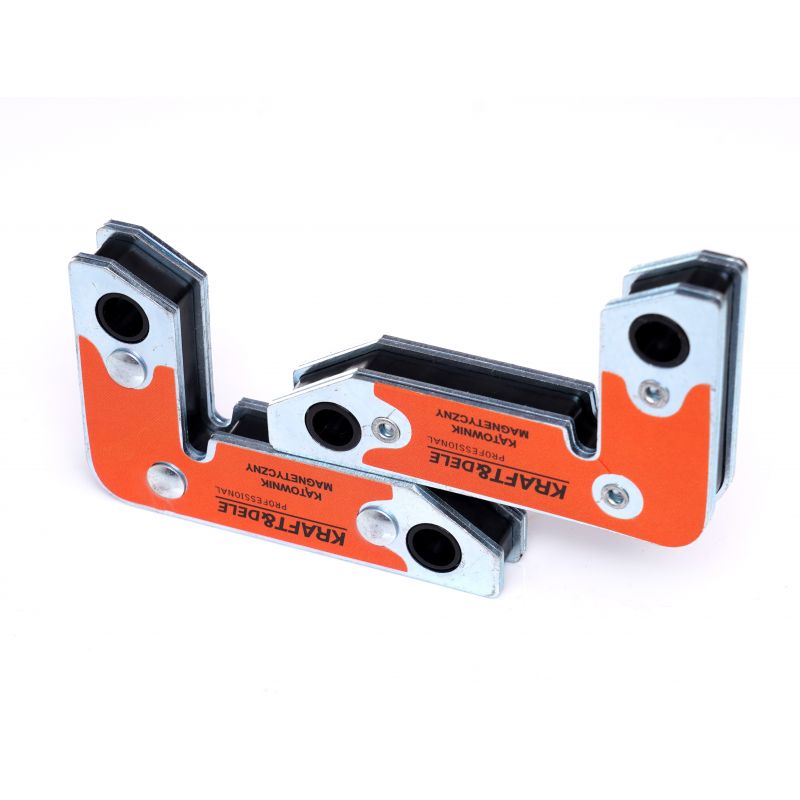 Kraft&Dele KD1895 Uholník magnetický zvárací na zváranie 84x54x14mm 2ks sada