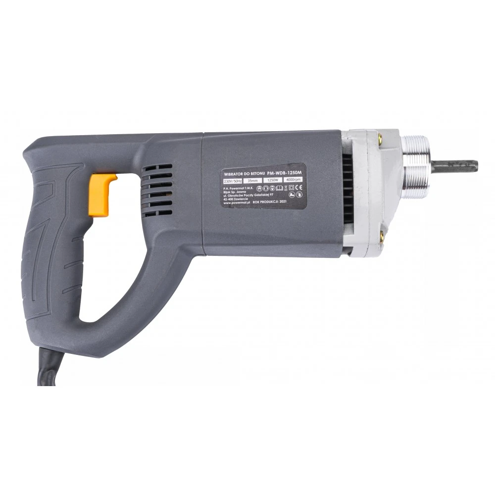 POWERMAT PM-WDB-1250M 1250W PONORNÝ VIBRÁTOR DO BETÓNU hadica 2m