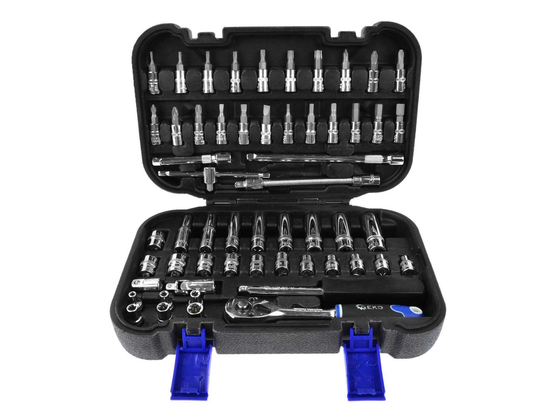 GEKO G10153 Sada nástrčných kľúčov torx 1/4" 56 ks.