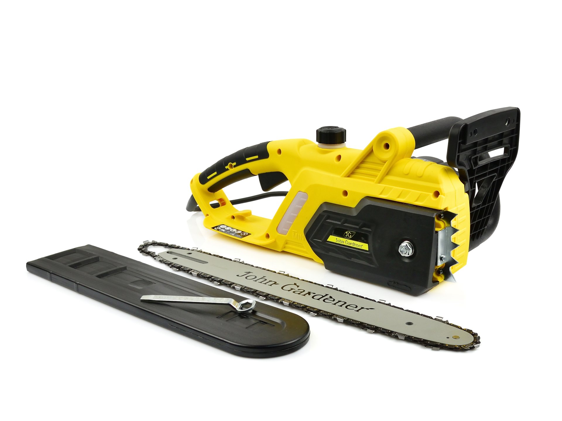 Geko G82007 2400 W elektrická reťazová píla 230V priamy motor