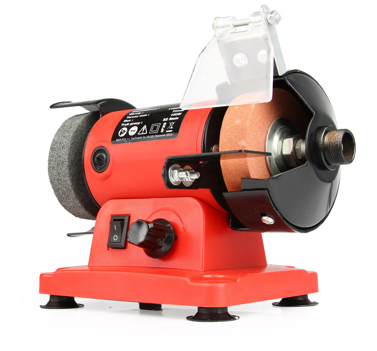 MAR-POL M79208 Elektrická dvojkotúčová brúska 150W 230V