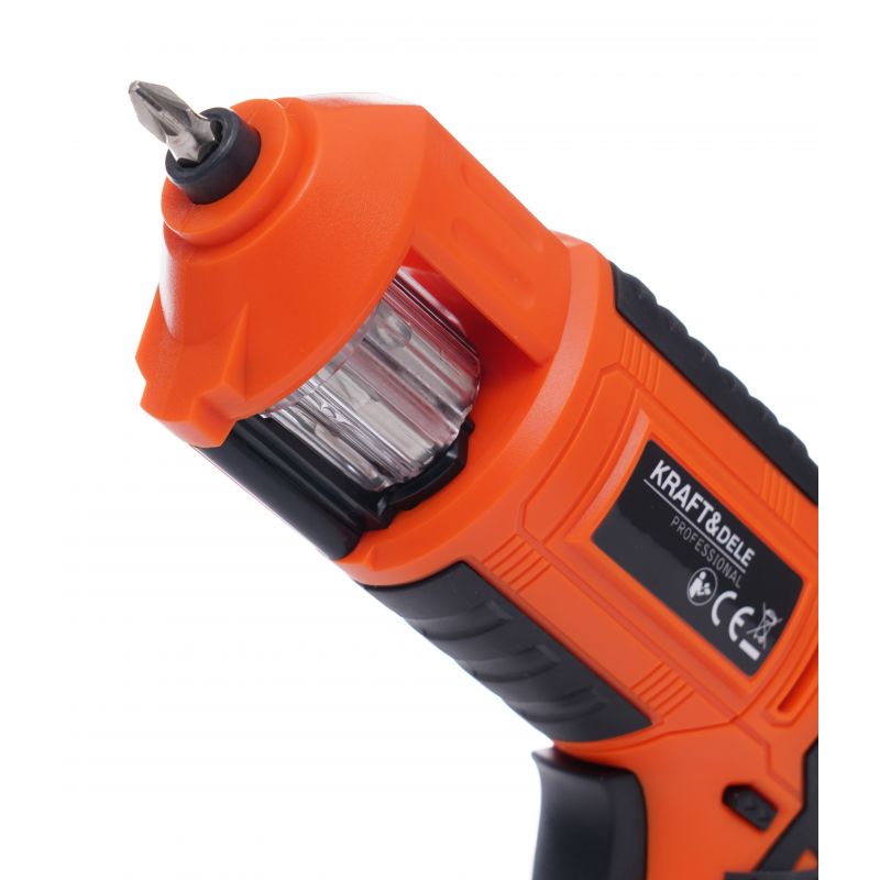 KRAFT&DELE KD1574 Akumulátorový skrutkovač 1300mAh LED bity